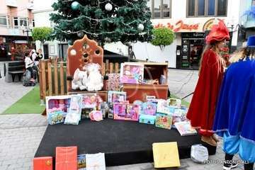 Desangelada clausura de la campaña de recogida juguetes en Telde (Foto Antonio Alí y TA)